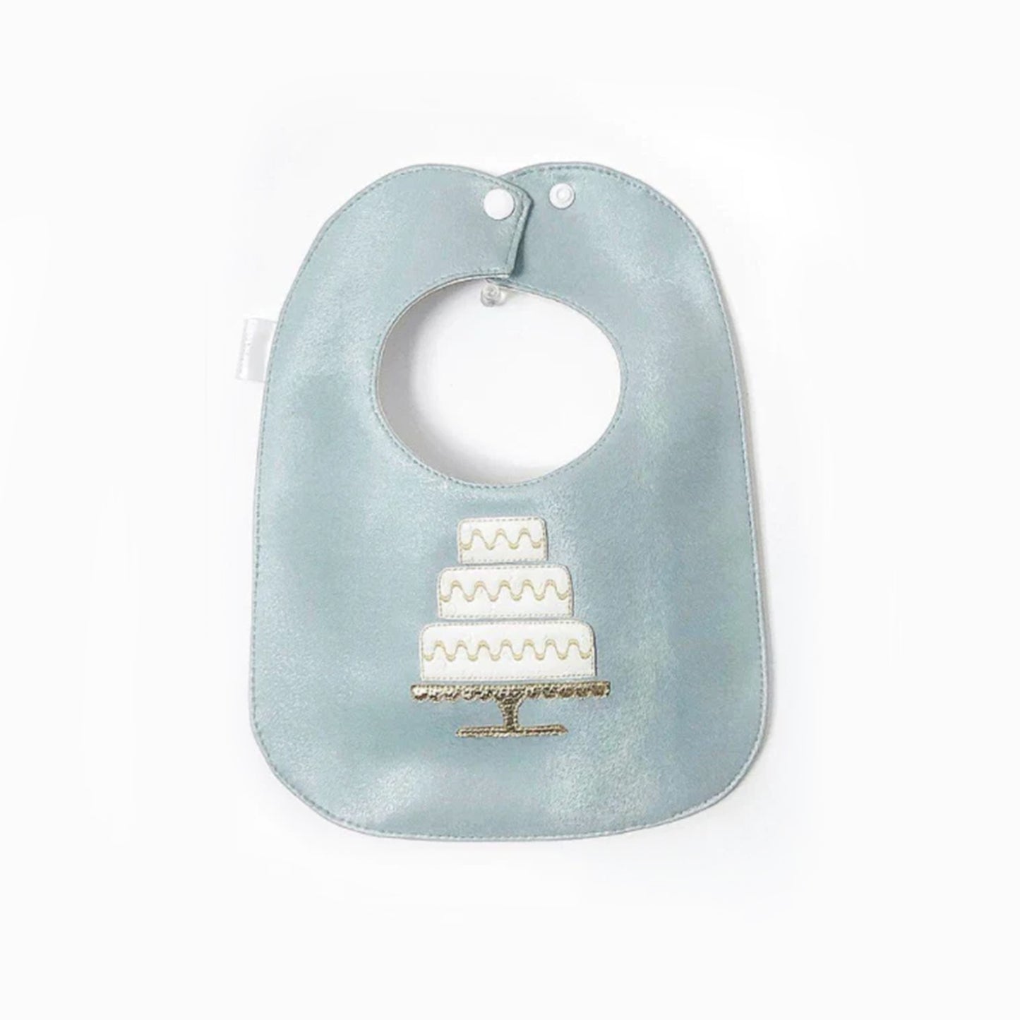 Vegan Leather Bib - Birthday Cake
